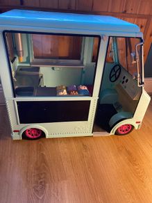 Our Generations ice cream van, salon chair, bunk bed