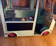 Our Generations ice cream van, salon chair, bunk bed