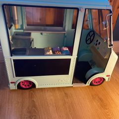 Our Generations ice cream van, salon chair, bunk bed