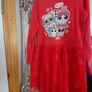 Red lol girls dress Image 3