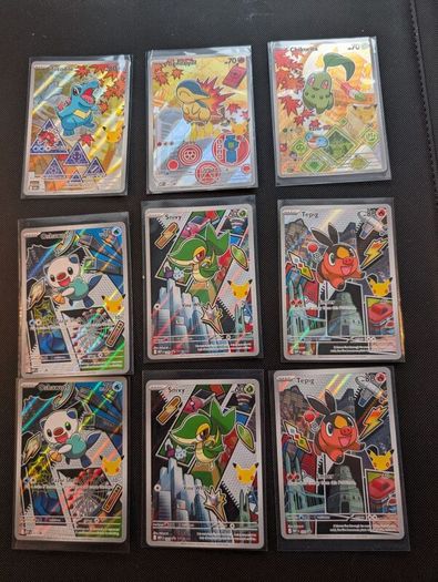 Pokemon First Partner Illustration Collection Sets