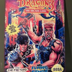 Double Dragon 3 Tin Metal sign
