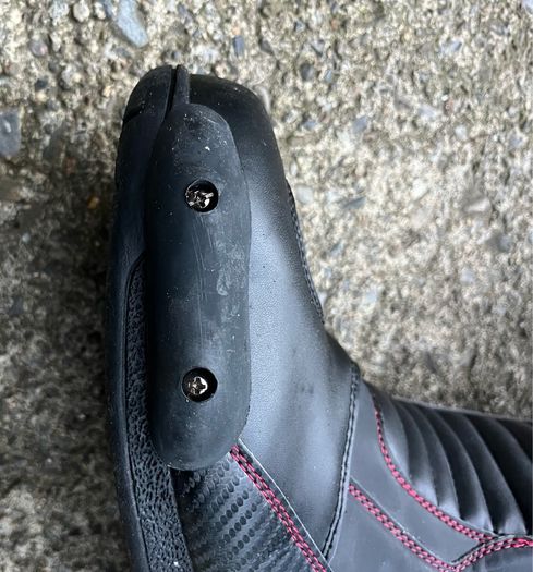 motorbike boots and gloves