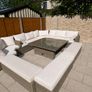 XL Rathwood Outdoor Gargen Corner Sofa Dining Set (Adjustable Table) Image 8