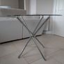 Glass top Foldable Kitchen Table Image 2
