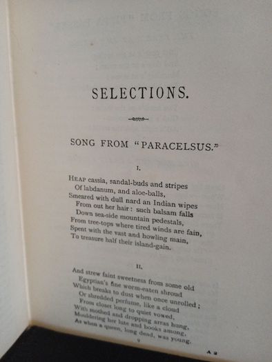 Pocket Volume of Selections from The Poetical Works of Robert Browning (HQ16)