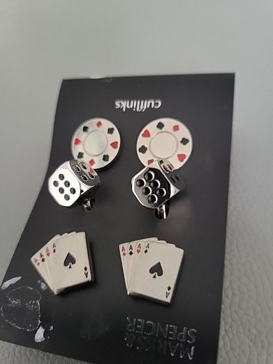 Cufflinks  x 3 pair
