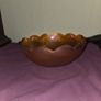 Antique Marigold Carnival Glass Bowl Image 6