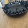 large bobble decorative ceramic bowl blue navy Image 5