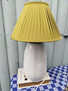 Tall Belleek Sunflower Lamp