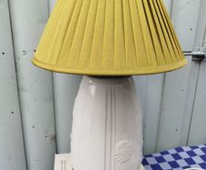 Tall Belleek Sunflower Lamp