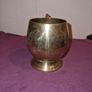 Brass Mug with foilage engraved design Image 2