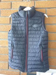 Joules Crofton Blue Showerproof Padded Zip Up Gilet