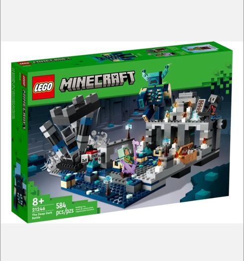 Retired Lego Minecraft 21246 The Deep Dark Battle