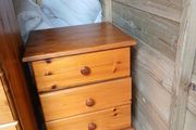 Pine bedside locker.  20e