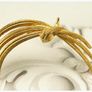 Monet Vintage Brooch Textured Gold Tone Elegant Design Signed Image 5