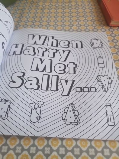 Classic movies colouring book.