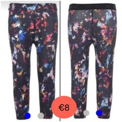 USA Pro Girl's Training Tights Capri Leggings age 9-10