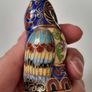 Vintage Franklin Mint Cloisonne Owl - 1988 Image 4