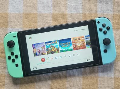Nintendo switch animal crossing edition. Original packaging