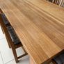 Solid Oak Dining Table and Chairs Image 3