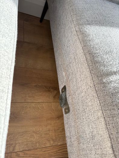 EZ Living Light Grey L Shape/Corner Sofa