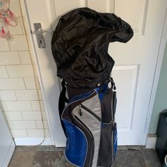 Blue Spalding Golf bag With removable rain-cover