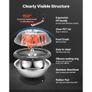 Bud Leaf Bowl Trimmer, 420 mm Manual Bud Trimmer, with Sharp Stainless Steel Blades, Visual Cutting, Wet & Dry Hydroponic Cutting Machine Image 6