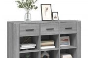 Sideboard Grey Sonoma 100x30x59.5 cm Engineered Wood