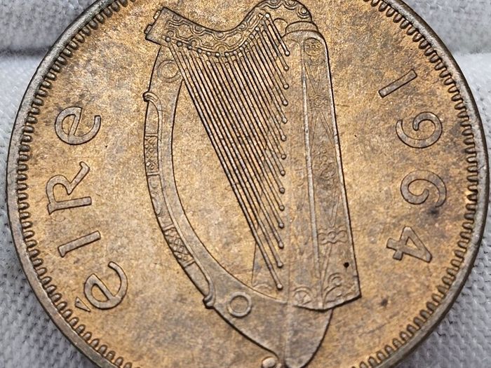 Ireland 1964 1/2d Halfpenny Beautiful Uncirculated Gem