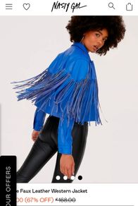 Nasty Gal faux leather jacket