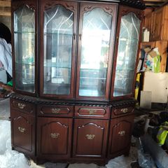 Display cabinet and storage