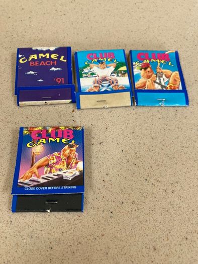 Camel Matches Set Year 1991 American 4