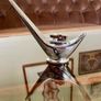 Rare Uber Vintage Retro Lighter 1960s Chrome Steel with Art Deco Geometric Design Image 10