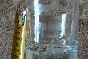 Nice whisky tumbler,  greyhound and mick etched on it