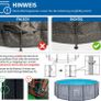 Round Steel Frame Swimming Pool Image 3