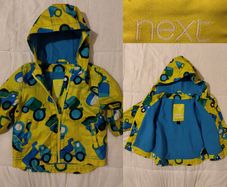 Next baby Warm fleece lined waterproof Jacket