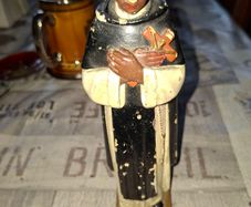 Vintage Devotional Statue of Saint Martin de Porres, Postage Available or Collection