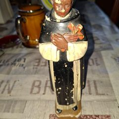 Vintage Devotional Statue of Saint Martin de Porres, Postage Available or Collection