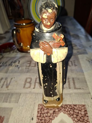 Vintage Devotional Statue of Saint Martin de Porres, Postage Available or Collection