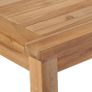 Garden Table 150x90x77 cm Solid Teak Wood Image 6