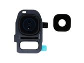 Back Camera Lens Frame Holder for Samsung Galaxy S7 Edge Black-#121933