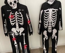 Skeleton costume, age 7-8