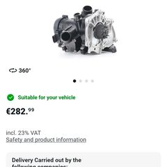 waterpump for vag 538 0360 10 INA / Schaeffler