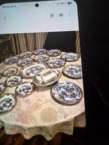 antique dinner set