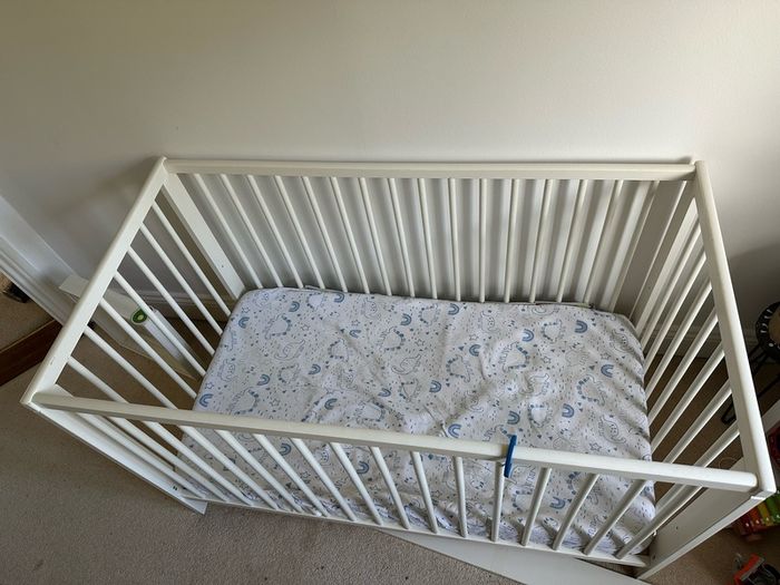 wooden cot