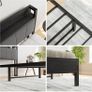 3ft Single Bed Frame with Storage Headboard Image 5