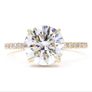 New 3.52ct Lab Grown Diamond 18ct Yellow Gold Ring Image 4