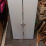 Wall hanging press / shelf unit - white Image 2