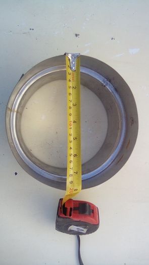 Flue stainless Pipe Reducer 8'' to 7''